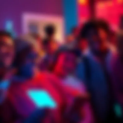 A group of people laughing and commenting on a TikTok post, showing playful engagement and humorous reactions.