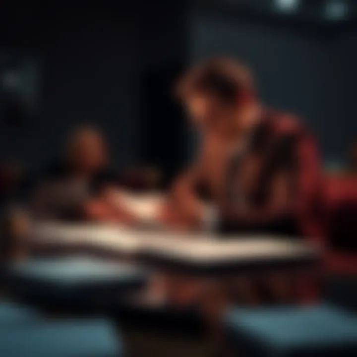 Tim Pool speaks at a table with papers, highlighting evidence about Candace and Kirk's assassinations