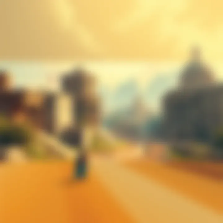 A pixel art scene showing a character traveling through different historical settings, such as ancient Rome and the Renaissance, with visual effects symbolizing time travel.