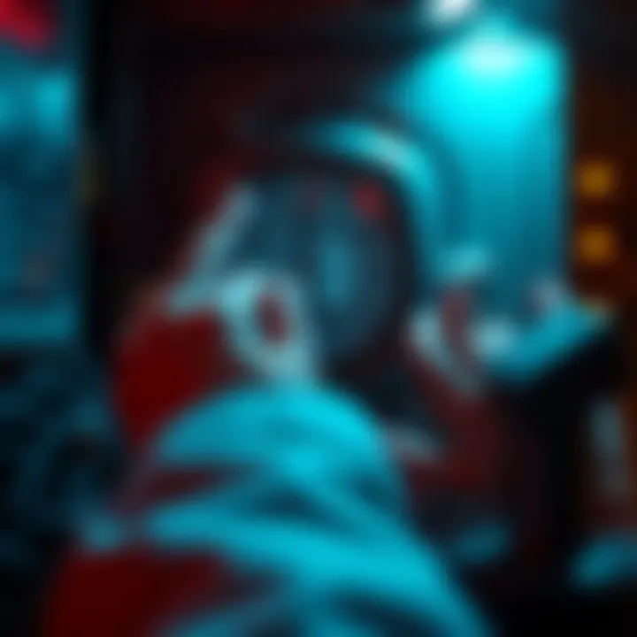 A person nervously adjusting the controls of a time machine, with a digital clock showing the past time