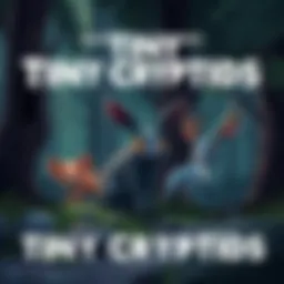 Illustration showing Ogopogo, Jackalope, and Fresno Nightcrawler in a forest setting, highlighting their unique features.