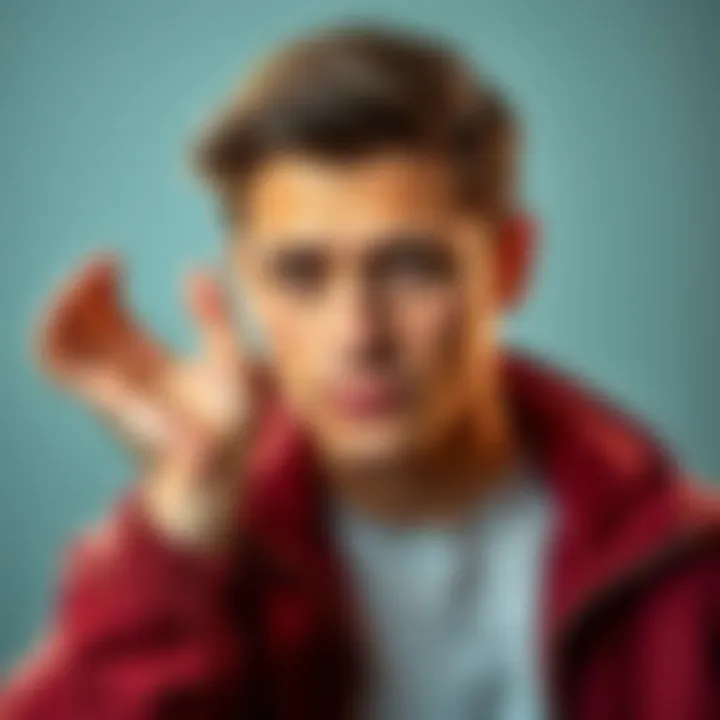 A man using a subliminal technique to resemble Tom Welling, showcasing a confident pose with similar hairstyle and features.
