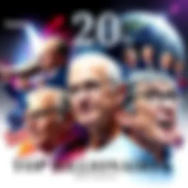 Collage of top billionaires including Elon Musk, Jeff Bezos, Larry Page, and Bill Gates, showcasing their wealth and influence.
