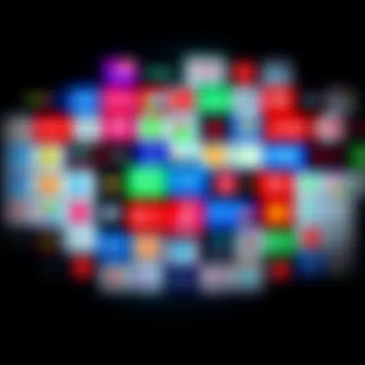 A collage of logos from various IPTV providers in Austria, showcasing a variety of streaming options for TV, movies, and sports.