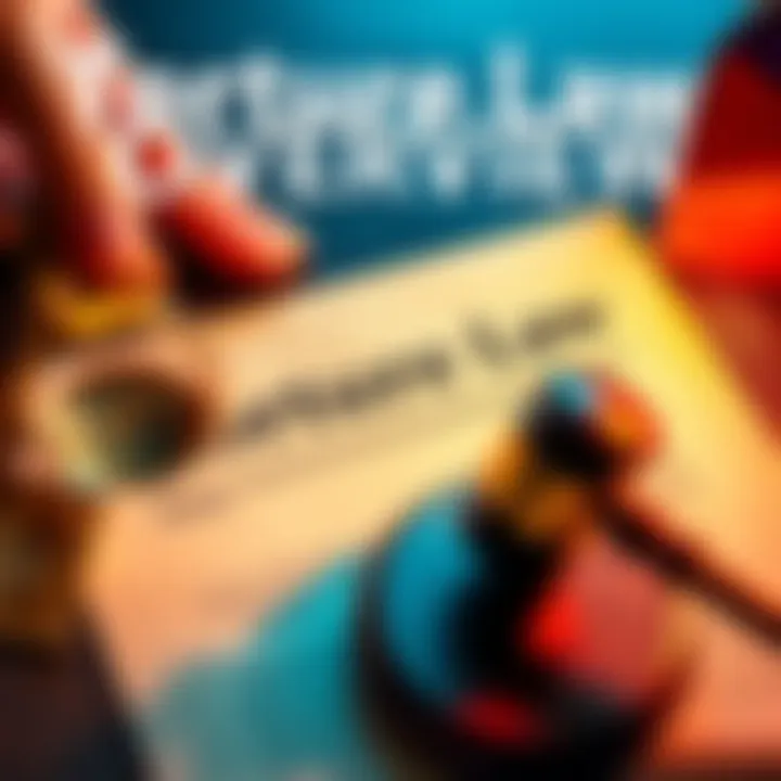 A legal document with the title 'Torture Law' and a gavel, symbolizing justice and law enforcement