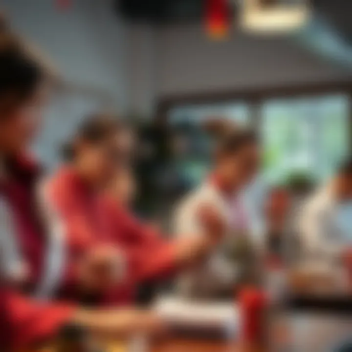 Traditional Chinese Medicine Class Students learning Traditional Chinese Medicine techniques in a classroom setting