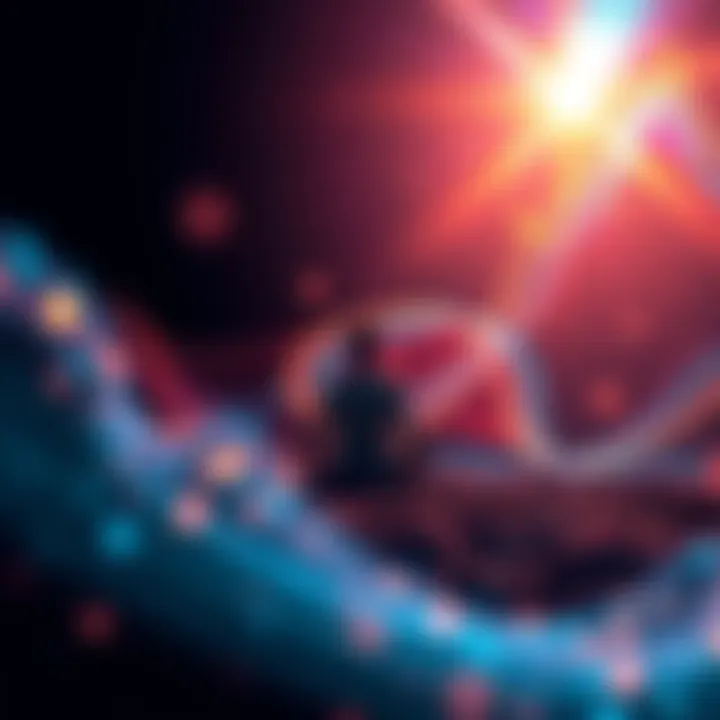 Transformation with Morphic Fields A person sitting in meditation surrounded by light waves symbolizing morphic fields