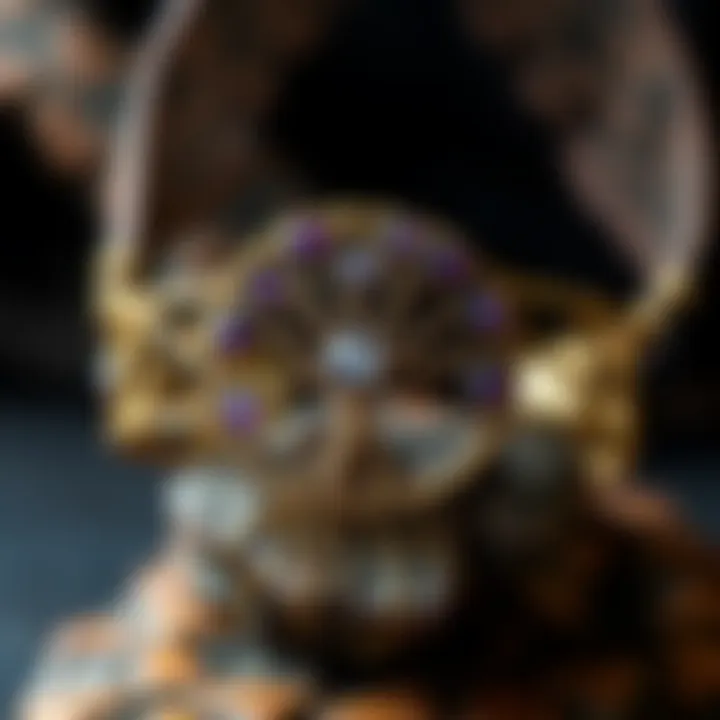 Tree of Life Armband with Amethyst A handmade Tree of Life armband featuring an amethyst gemstone, showing intricate wire wrapping and design