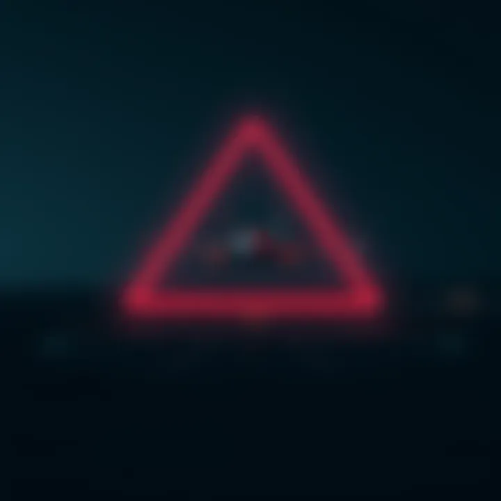 A triangular-shaped aircraft observed flying over Area 51 at night, with a dark sky and distant mountains in the background.