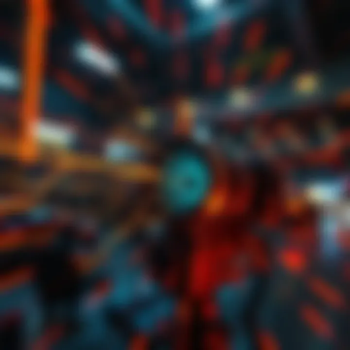 A high-tech camera capturing light with incredible speed, showcasing beams of light interacting with various objects in a scene.