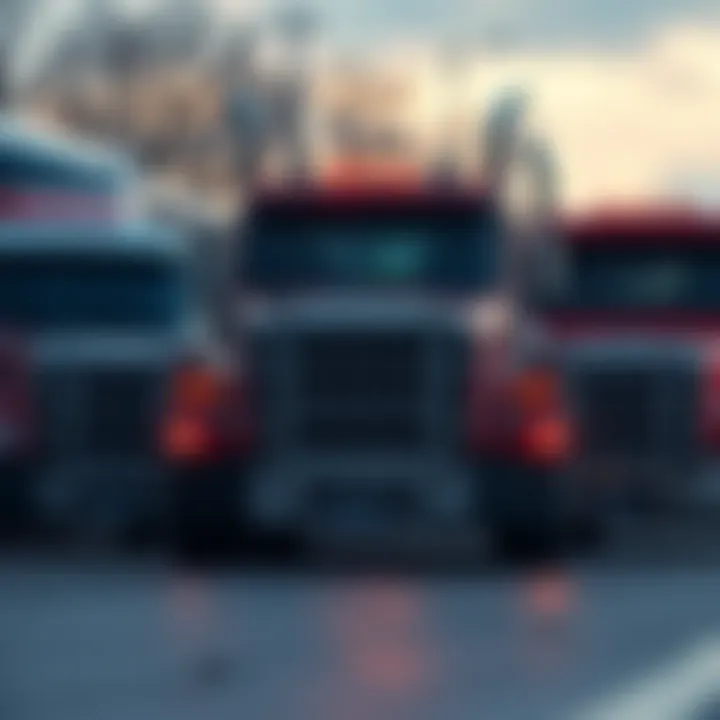 Trucks parked with identical fake Indiana license plates, emitting a strange odor that affects nearby homes.