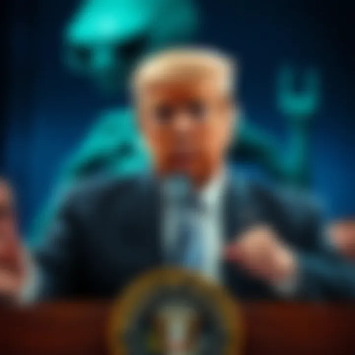 President Trump announcing the release of documents about aliens on Earth after the documentary 'The Age of Disclosure'.