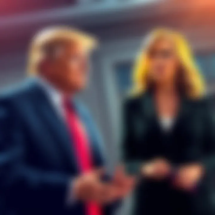 Trump and Bondi Investigate Democrats Donald Trump and Pam Bondi discussing an investigation into connections between Democrats and Jeffrey Epstein.