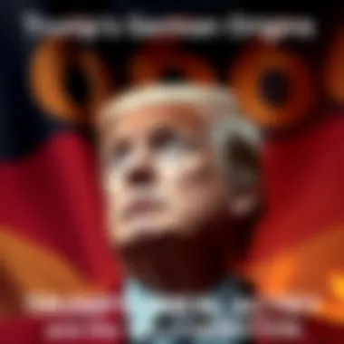 A visual representation of Donald Trump's ancestral name Drumpf, featuring a German flag and the number 666 in the background.