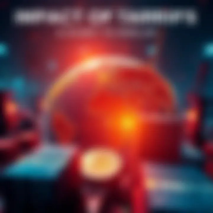 Visual representation of U.S. tariffs affecting global currency dynamics