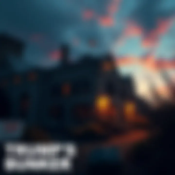 Proposed site for Trump's controversial bunker near a historic building, showing plans and community reaction signs