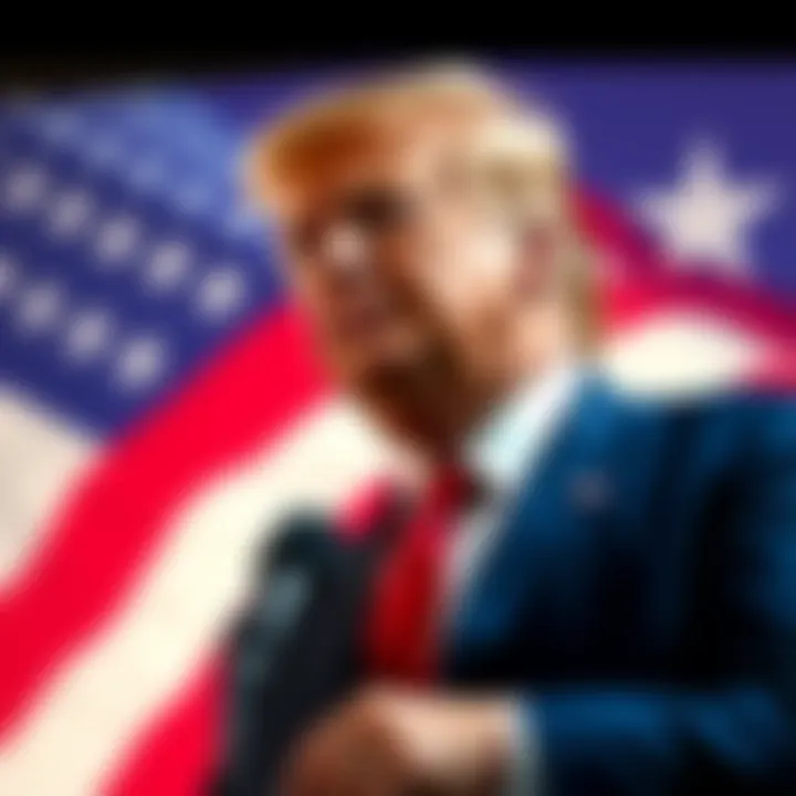President Trump announcing U.S. control over Cuba with the Cuban flag in the background