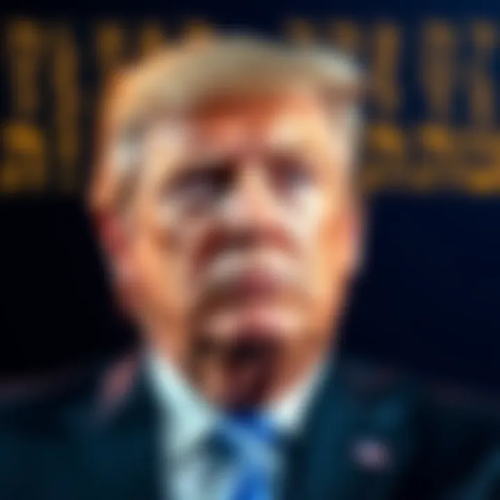 A visual representation of Donald Trump's name alongside Hebrew letters and numbers, emphasizing the gematria concept.