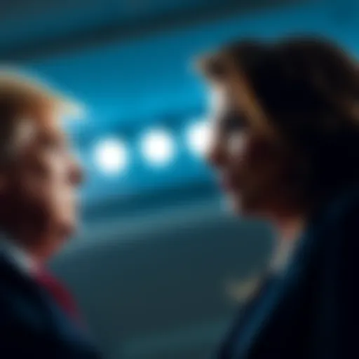 Trump and Nikki Trump and Nikki discussing her potential role as press secretary, with a serious expression on their faces.