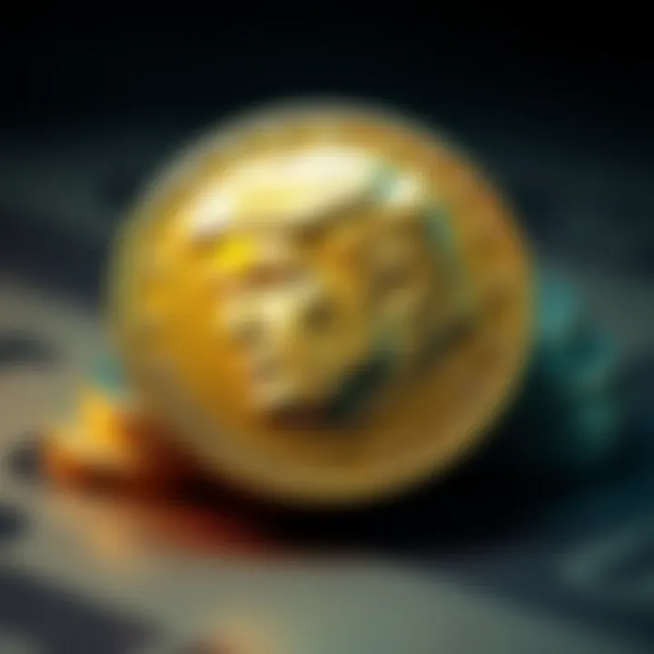 New $1 coin featuring President Trump's face, highlighting the controversy around living presidents on currency.