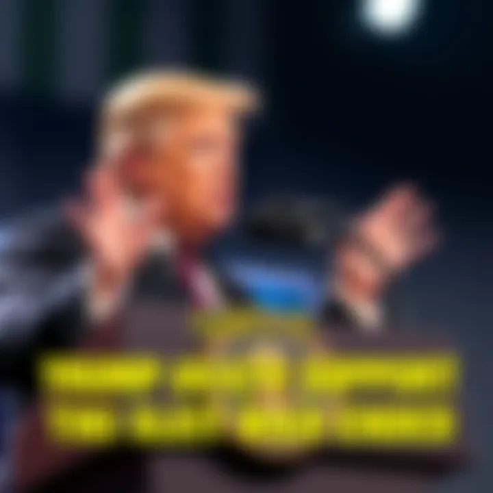 President Trump at a podium discussing NATO and the Iran war while gesturing emphatically