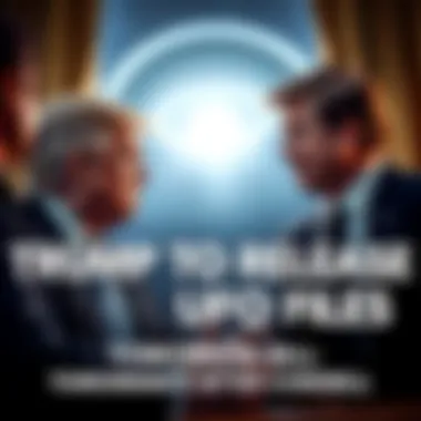President Trump speaking with filmmaker Jeremy Corbell about UFO files