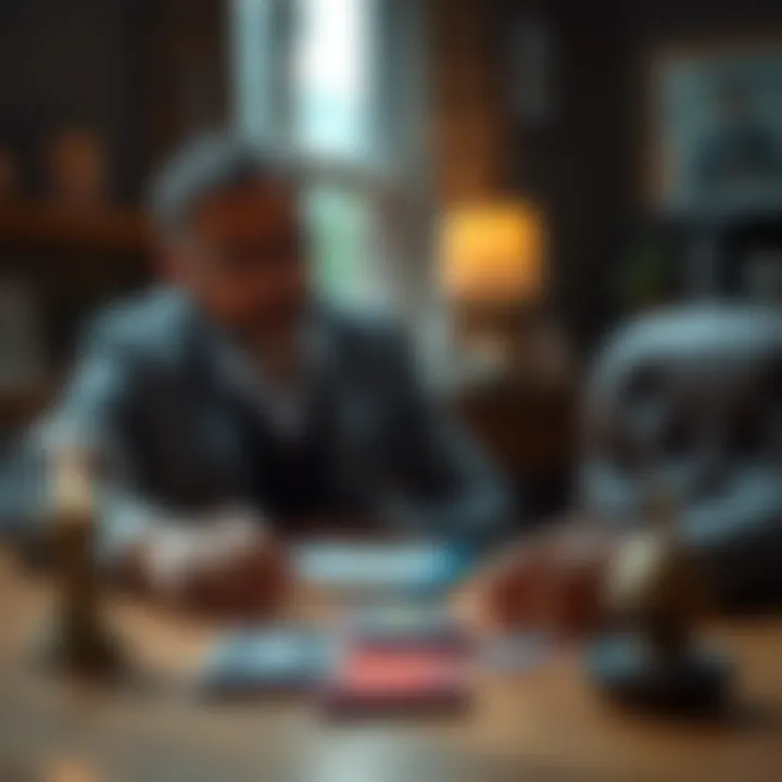 An experienced advisor providing yes or no answers with tarot cards on a table