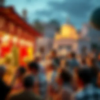 A lively gathering of people enjoying traditional Greek food and festivities on Tsiknopempti