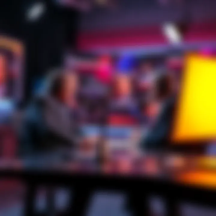 Tucker Carlson and Dave Collum discussing societal deception in a podcast studio