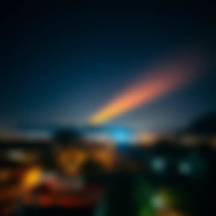 Unidentified lights in the night sky of Tucson, AZ