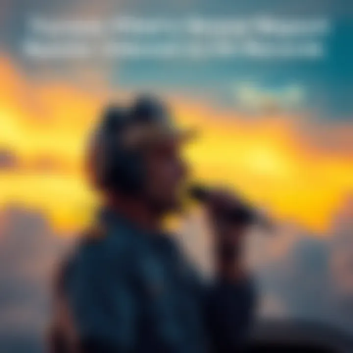 A Tucson pilot speaking into a recorder about a drone-like object in the sky, with clouds in the background