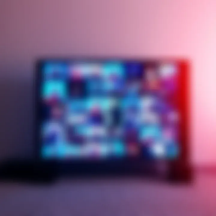 Television Screen Filled with Commercials A television screen showing a collage of various commercials and advertisements, highlighting the dominance of ads in entertainment.