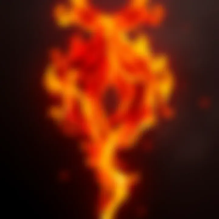 An image showing two flames intertwined, symbolizing the connection between twin flames and their unique bond.