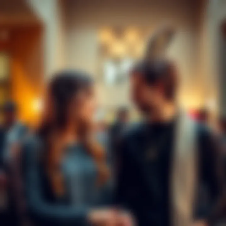 Two people with Capricorn zodiac signs engaged in a serious conversation, showing body language that indicates both connection and thoughtfulness.