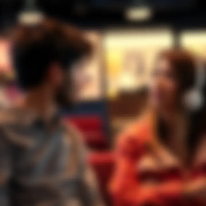 A concerned friend listens while another expresses feelings of insecurity, showing a one-sided emotional exchange.