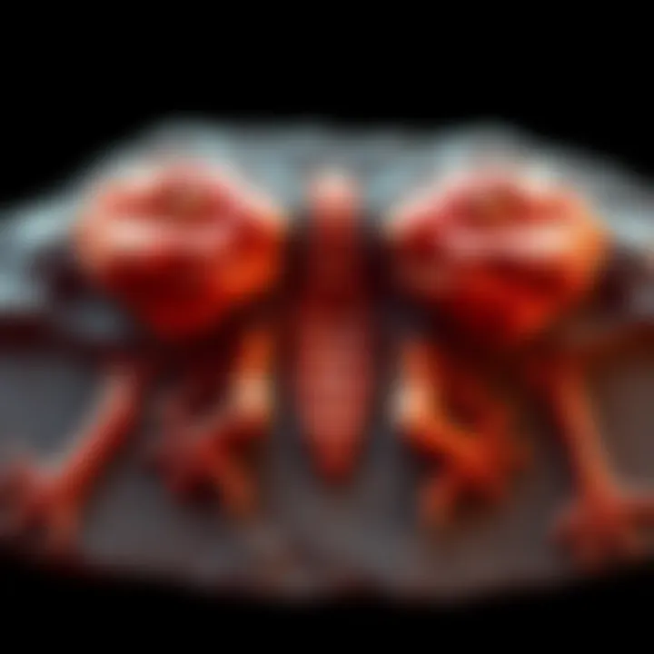 A fossil of a two-headed reptile from China showcasing its unique anatomy and structure.