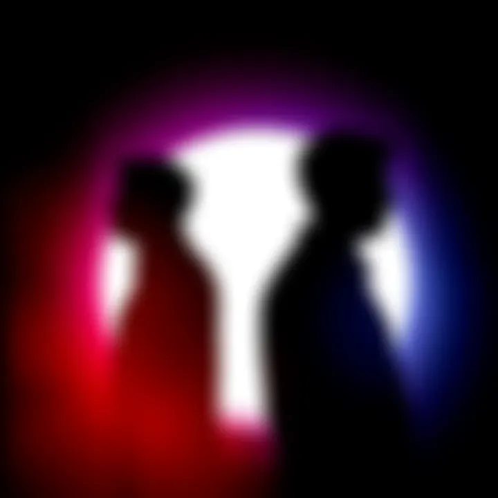 Silhouettes of two men with no visible online presence, representing the lack of digital trace for Thomas Crooks and Tyler Robinson.