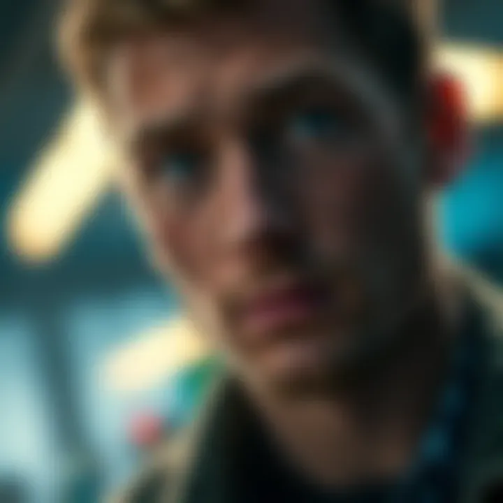A close-up of Tyler Robinson, showing his thoughtful expression as he reflects on recent events.