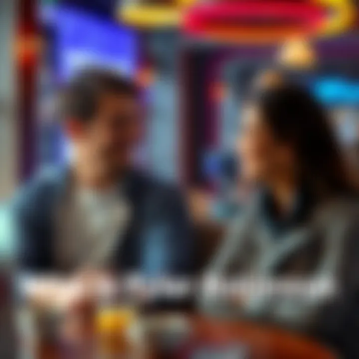 Tyler Robinson with his trans girlfriend in a casual setting, looking happy and engaged in conversation.