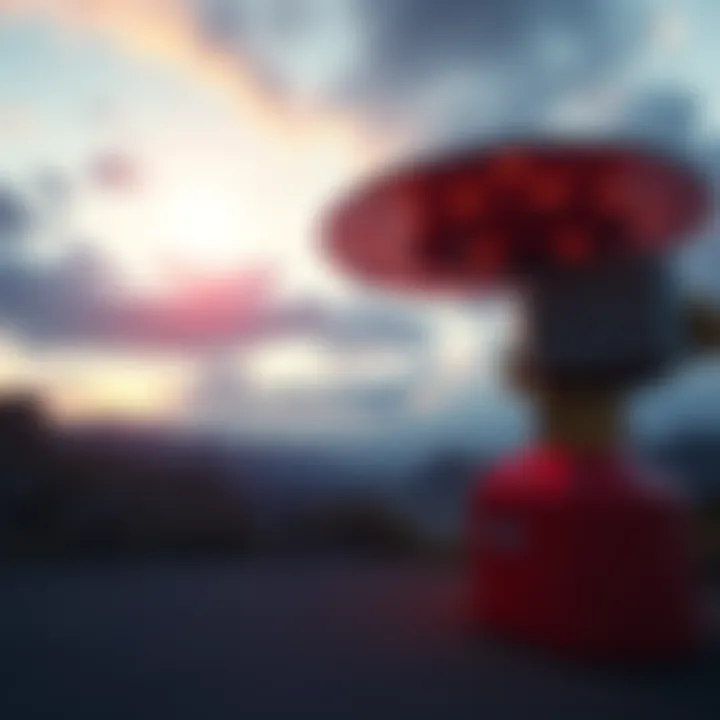 A radar system and neutrino detector analyzing the sky for Unidentified Aerial Phenomena.