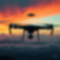 A drone captures a UAP in the sky above Ukraine, showcasing its unusual shape, similar to past UAP sightings.