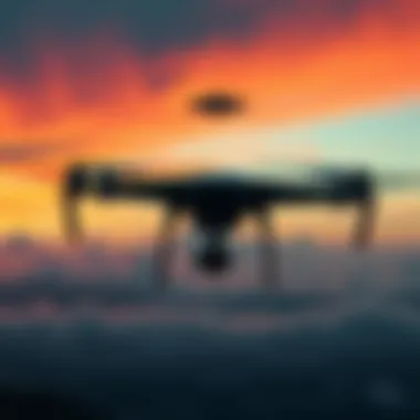 A drone captures a UAP in the sky above Ukraine, showcasing its unusual shape, similar to past UAP sightings.