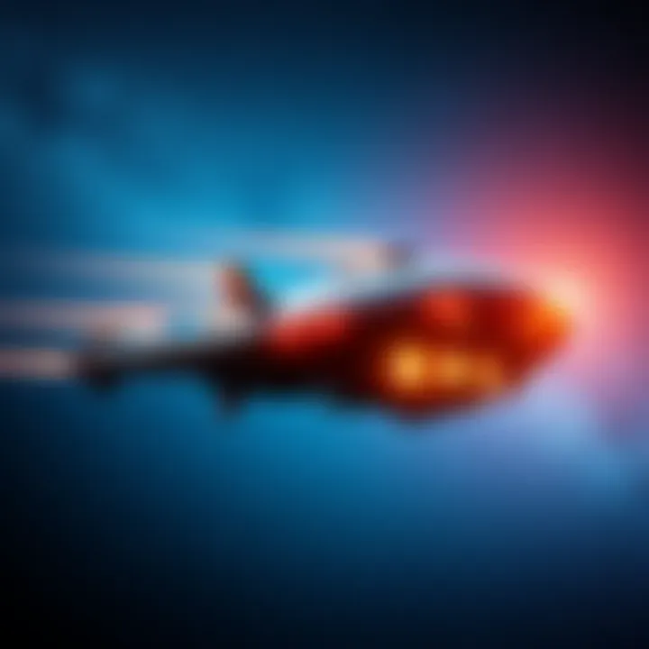 UAP Technology and Time Travel A futuristic spacecraft hovering in a starry sky, with time travel elements like swirling clocks and light trails in the background.