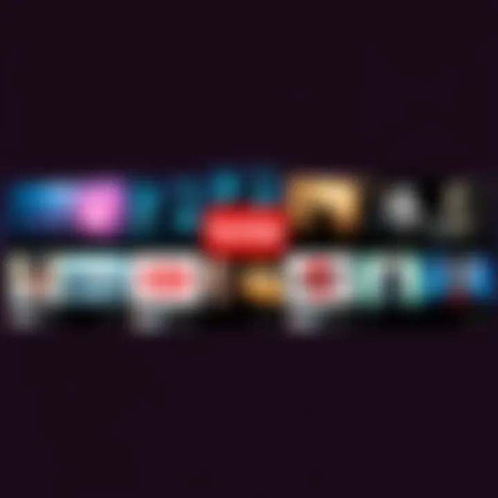 A collage of popular UFO YouTube channels and podcasts with UFO imagery and starry background