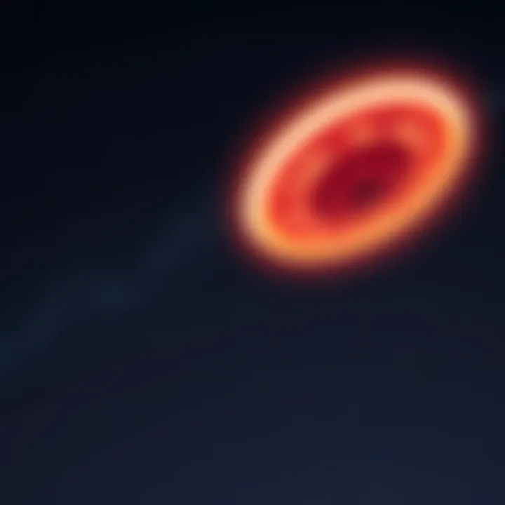 A mysterious flying object in the night sky with stars in the background, depicting the shift in UFO research.