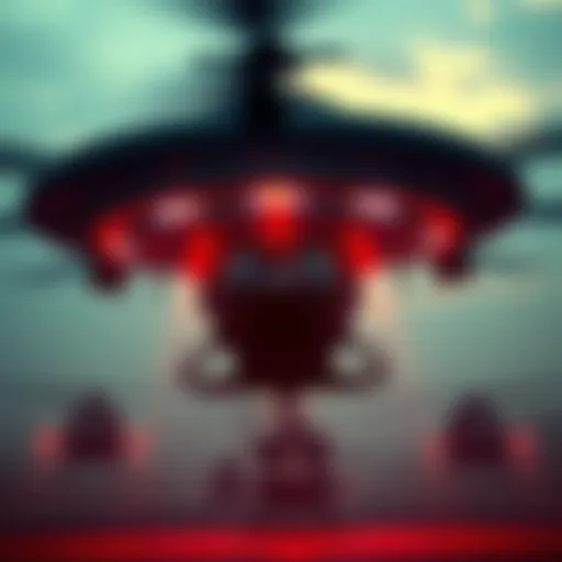 Witnesses report a UFO surrounded by military helicopters during the CASH/LANDRUM incident