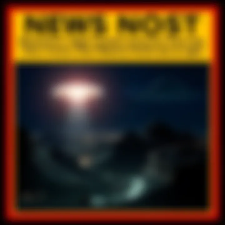 UFO Flying Over France Unidentified flying object seen in the night sky over France, glowing softly as it moves east