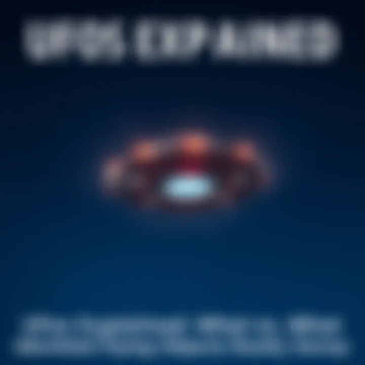 A bright unidentified flying object hovering in a clear night sky with stars