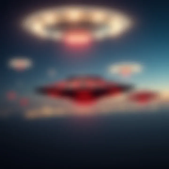 Metallic crafts captured in night footage over the Sea of Marmara, Turkey, showcasing a mysterious sighting.