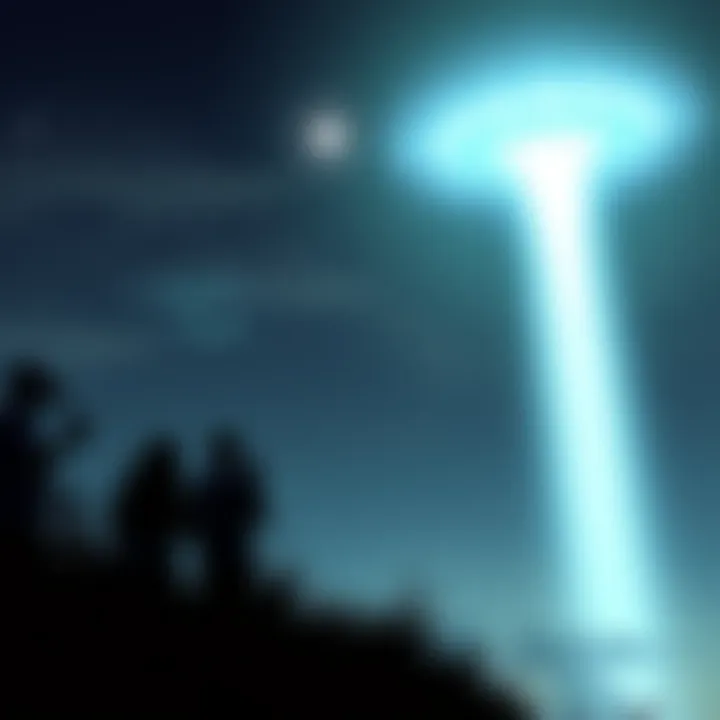 A bright object in the night sky over Louisiana, with witnesses observing in awe.